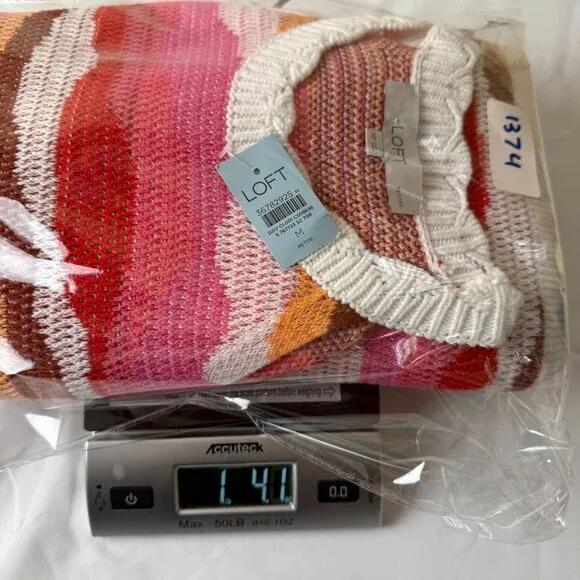 Loft Petite M NWT Knit Wavy Textured Halter Maxi Dress Multicolor Striped Luxury