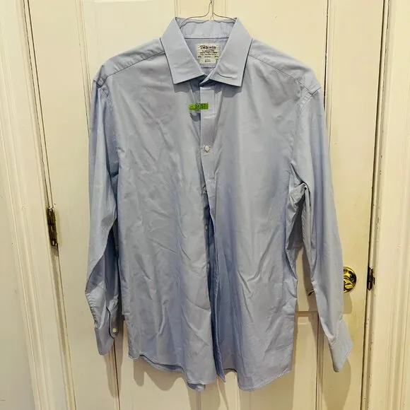 Lot Of 6 TM Lewin Luxury Slim Fit Dress Shirts 17.5