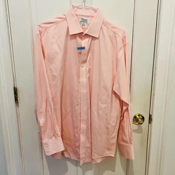 Lot Of 6 TM Lewin Luxury Slim Fit Dress Shirts 17.5