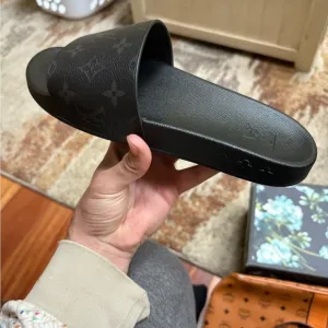 Louis Vuitton Eclipse Water Mule Slippers Black 9 40308707