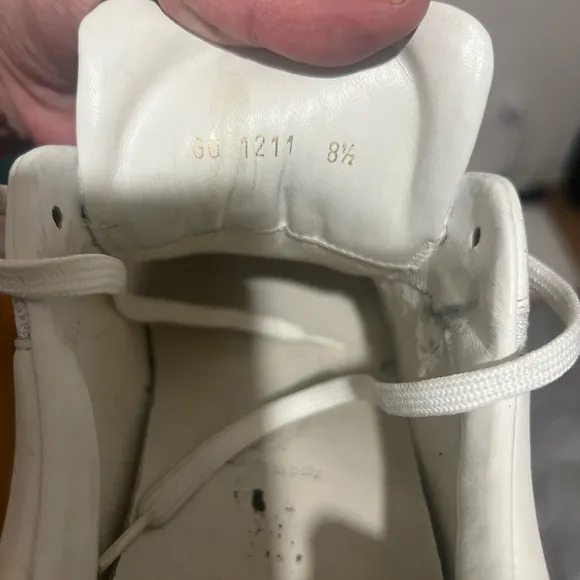 Louis Vuitton Men's White and Gray Sneakers
