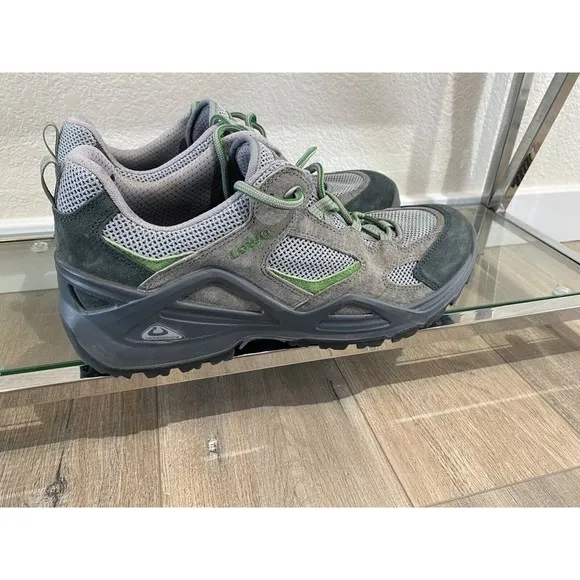 Lowa Vento Lo Mens 13 Gray Hiking Outdoor Low Monowrap Shoes 6088298