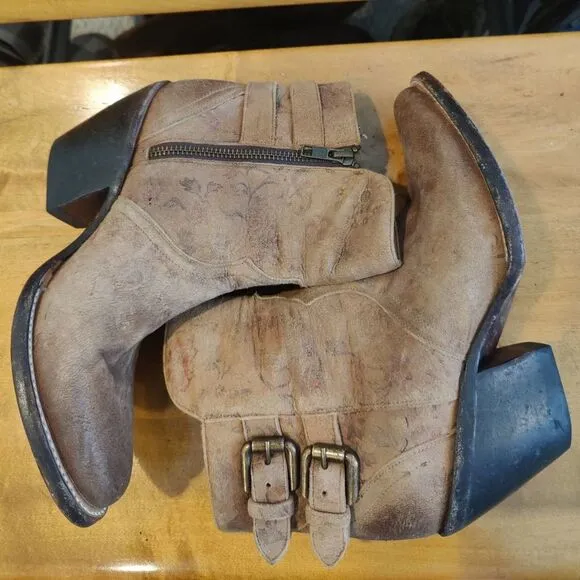 Lucchese Catalina western ankle boots size 6B model4953