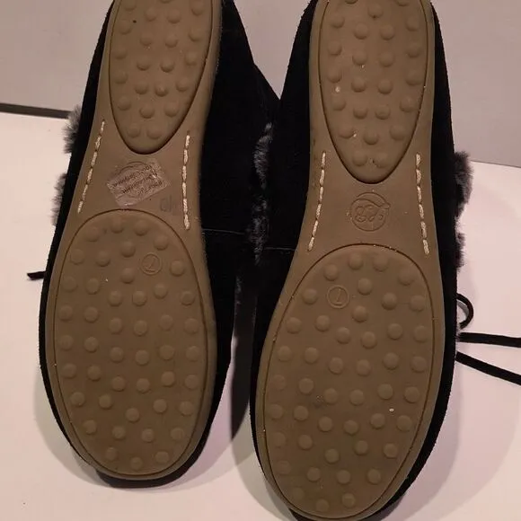 Lucky Brand Faux fur boot  slippers Women's