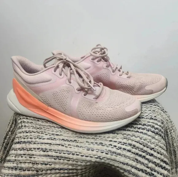 Lululemon Blissfeel Running Shoes Womens Pink Orange Size 7.5
