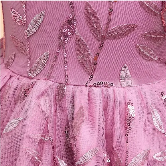 Luxury Embroidered Princess Flower 🌺 Special Occasion Dress 5065