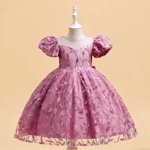 Luxury Embroidered Princess Flower 🌺 Special Occasion Dress 5065