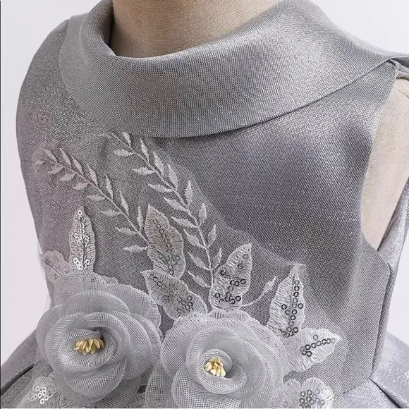 Luxury Embroidered Princess Sparkly Special Occasion Formal Dress 5060