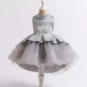 Luxury Embroidered Princess Sparkly Special Occasion Formal Dress 5060