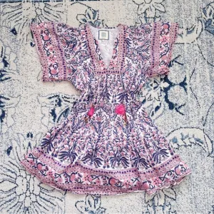 Luxury High End Boho Floral Designer Dress