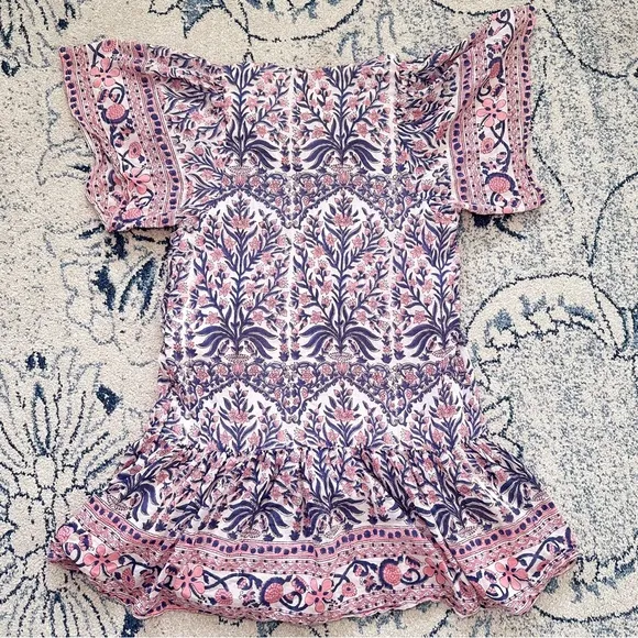 Luxury High End Boho Floral Designer Dress