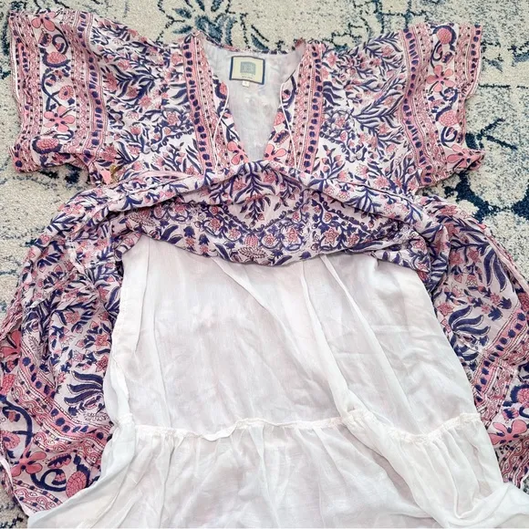 Luxury High End Boho Floral Designer Dress