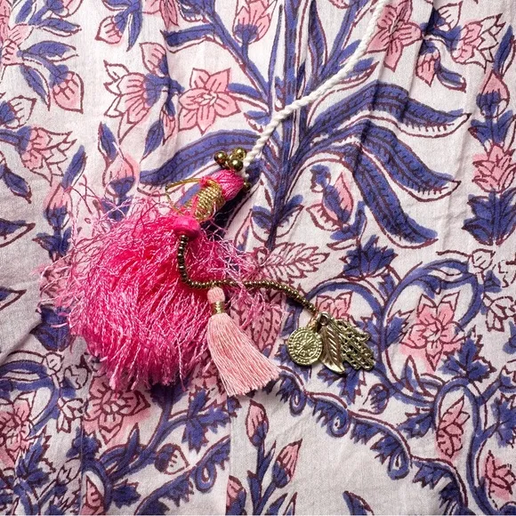 Luxury High End Boho Floral Designer Dress