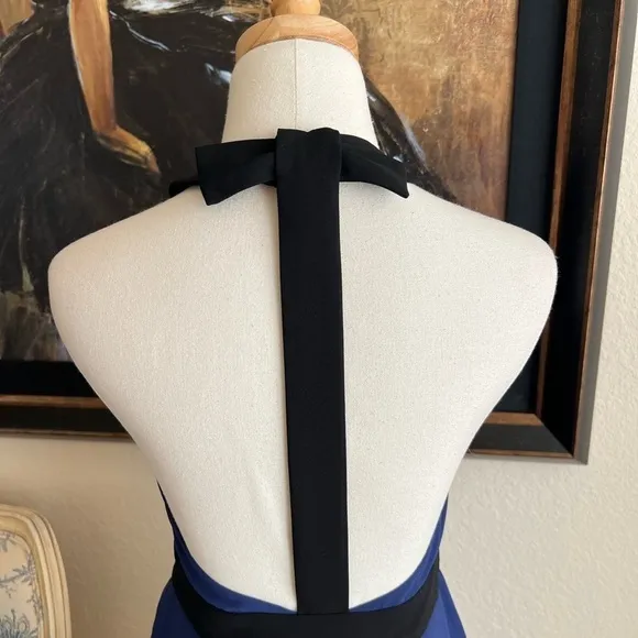 Luxury: JILL Jill Stuart Dress- Purple, Black, Backless Halter