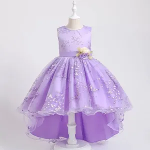 Luxury Princess Wedding Birthday Flower Dress 5045