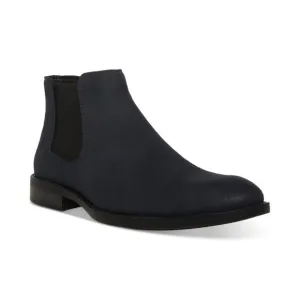 Madden Mens Navy Cushioned Goring Maxxin Round Toe Chelsea Boot, Size 9, NIB