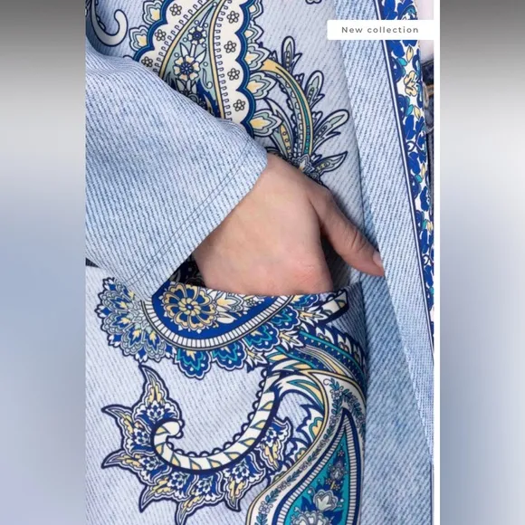 MADE IN ITALY LONG SLEEVES PRINTED JACKET