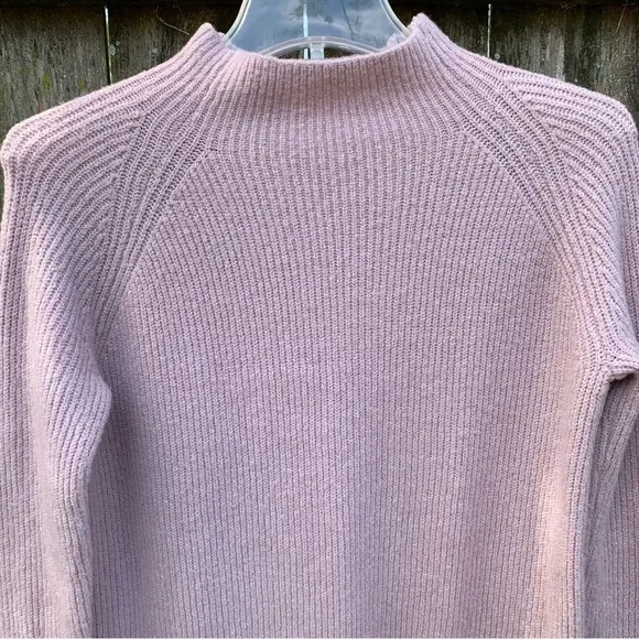 Madewell Northfield Mockneck rib knit Sweater Dress Fall winter minimalist