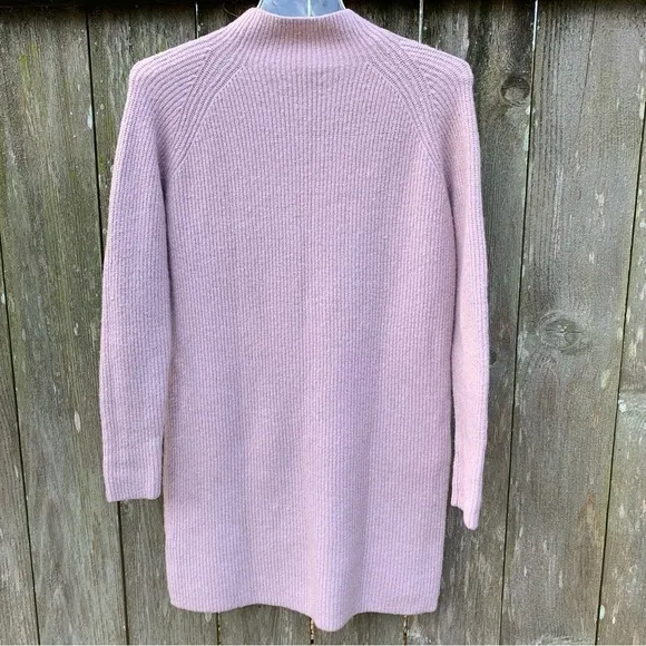 Madewell Northfield Mockneck rib knit Sweater Dress Fall winter minimalist