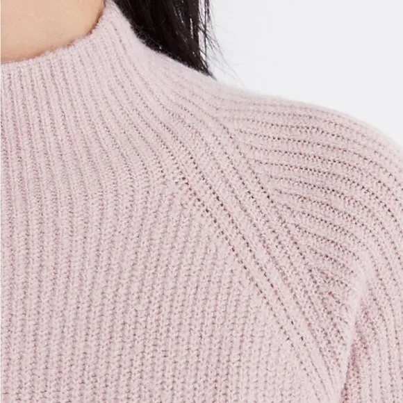 Madewell Northfield Mockneck rib knit Sweater Dress Fall winter minimalist