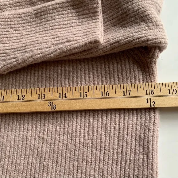 Madewell Northfield Mockneck rib knit Sweater Dress Fall winter minimalist