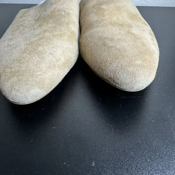 Madewell The Suede Kasey pointed Mule slide shearling lined womens 8 slip-on