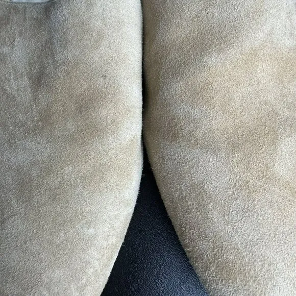 Madewell The Suede Kasey pointed Mule slide shearling lined womens 8 slip-on