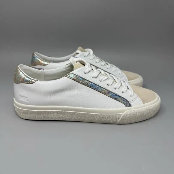 Madewell White Leather Sneakers Women's Size 7.5M Mens 6 Sidewalk Comfort Shoes