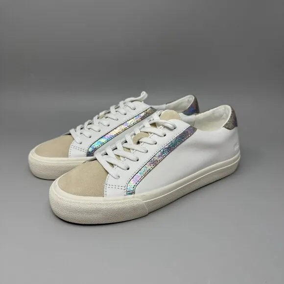 Madewell White Leather Sneakers Women's Size 7.5M Mens 6 Sidewalk Comfort Shoes