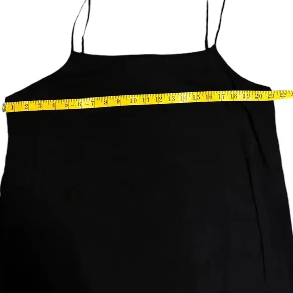 Maeve Anthropologie Sleeveless Little Black Minimalist Slip Dress NWT Size XL