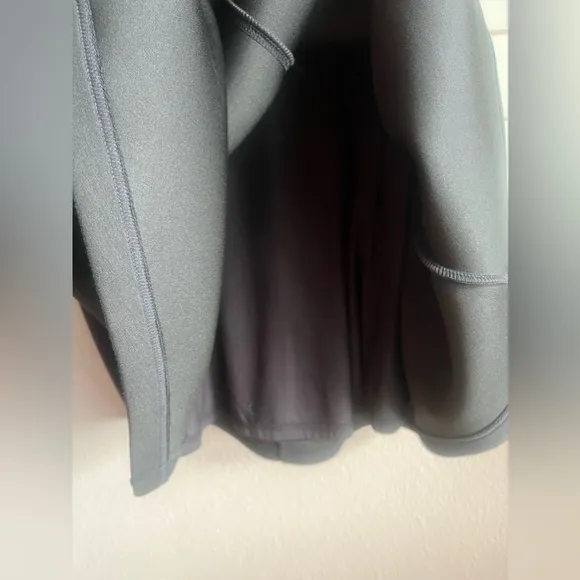 Maeve by Anthropologie Little Black Flare Minimalist Lagenlook Dress Sz S zip
