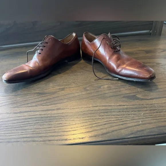 Magnanni Brown leather dress shoes US Sz 8