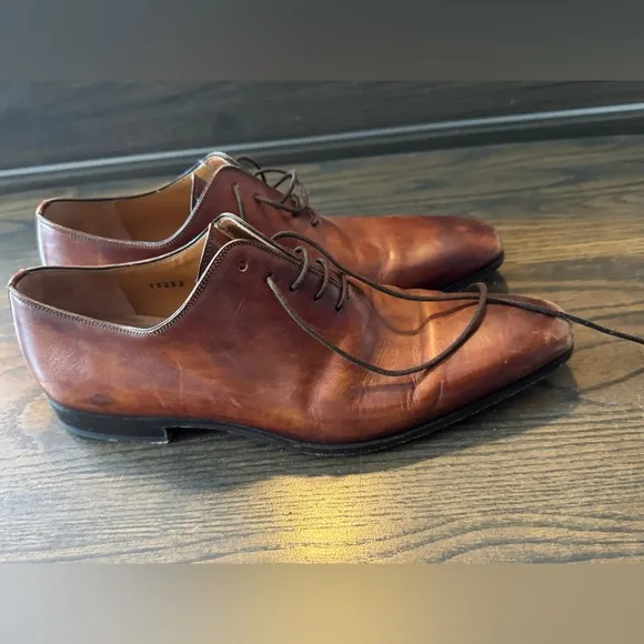 Magnanni Brown leather dress shoes US Sz 8