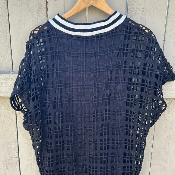 Manning Cartell Open Knit Dress Contemporary Luxury Sz 8