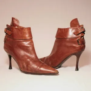 Manolo Blahnik Light Brown Ankle Boots