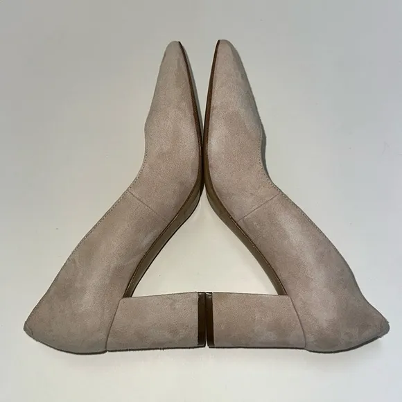 MARC FISHER Caitlin Suede Pumps Tan