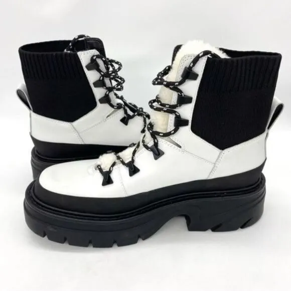 Marc Fisher Izuma Lugsole Leather Boots Size 6 New