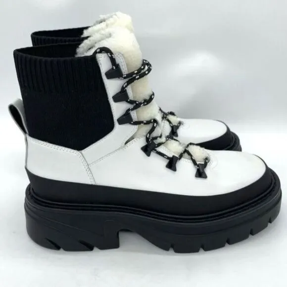 Marc Fisher Izuma Lugsole Leather Boots Size 6 New