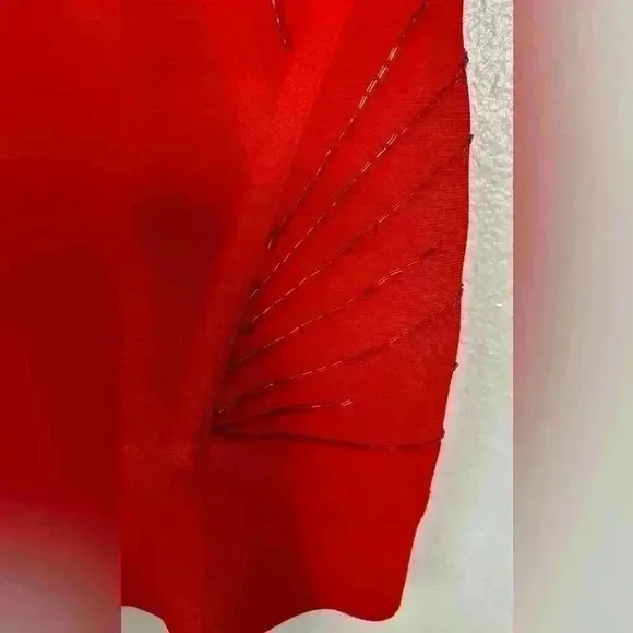 Marciano beaded bodycon dress, unique color size small