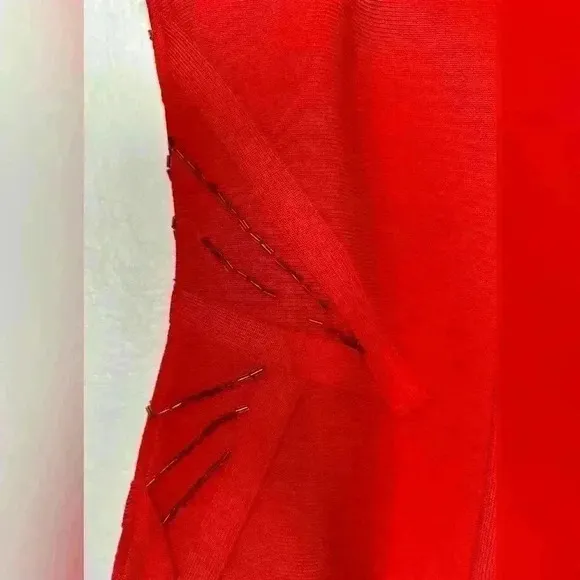 Marciano beaded bodycon dress, unique color size small
