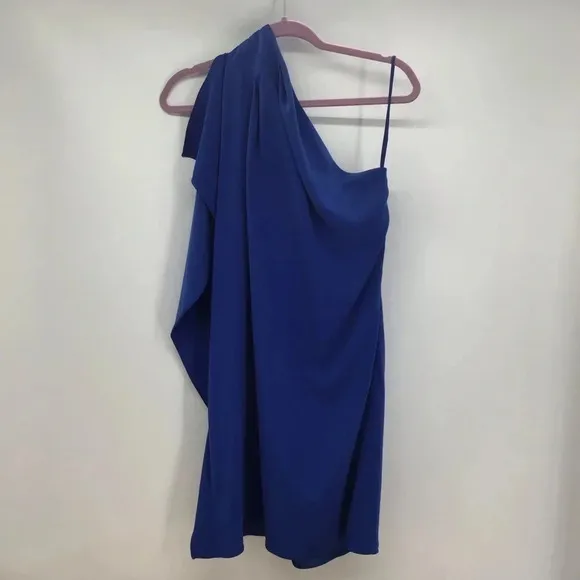Mark &amp; James by Badgley Mischa Minimalist Draped Dream Dress In Indigo Matte