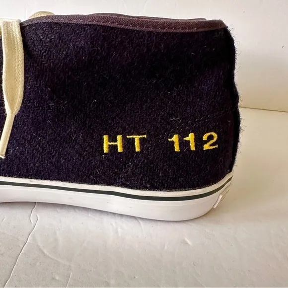 Mark McNairy GENERIC SURPLUS Harris Tweed Navy Chukka Shoes Sneakers Mens 10.5