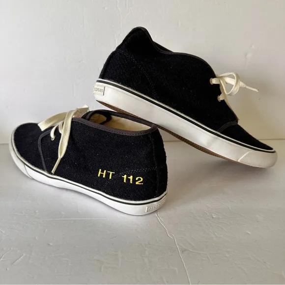 Mark McNairy GENERIC SURPLUS Harris Tweed Navy Chukka Shoes Sneakers Mens 10.5