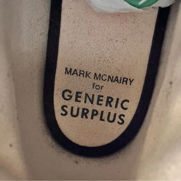 Mark McNairy GENERIC SURPLUS Harris Tweed Navy Chukka Shoes Sneakers Mens 10.5