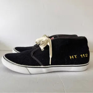 Mark McNairy GENERIC SURPLUS Harris Tweed Navy Chukka Shoes Sneakers Mens 10.5