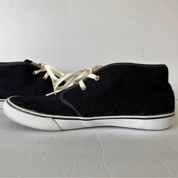 Mark McNairy GENERIC SURPLUS Harris Tweed Navy Chukka Shoes Sneakers Mens 10.5