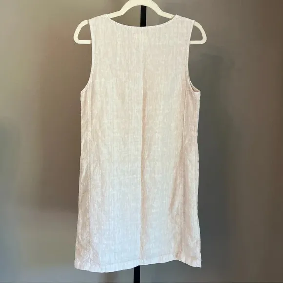 Mate the Label Square Neck Mini Dress Natural Small Coastal Minimalist Beach