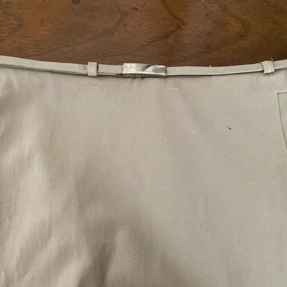 Max Mara Beige Tan Straight &amp; Pencil Skirt Size 12