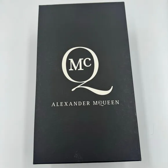 McQ Alexander McQueen Kim Derby Shoes – White Leopard Print – Size IT 38 / US 8