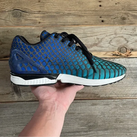 Men adidas ZX Flux Xeno Bold Blue Shoes Sneakers